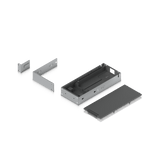 Kit para instalar en rack switches USW-PRO-MAX-16-POE o USW-PRO-MAX-16, 1UR, con base para fuente de alimentación y cable