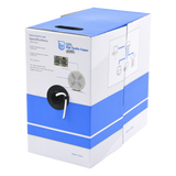 Bobina de Cable UTP Cat5e para Exterior en Color Blanco / 305 Metros (1000 Pies) / Certificada UL / Sin Blindaje