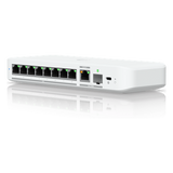 USW Flex 2.5G Switch de 8 Puertos 2.5GbE, con un Puerto de Enlace Ascendente Combinado RJ45/SFP+ de 10 GbE, Incluye Adaptador ca/cc
