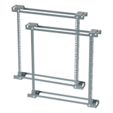 Ángulos de Rack ProTek / 12U / 19 pulgadas / Orificios Roscados (Tapped) / Acero / Zinc Plated / 533 mm (21 in) / EIA-310