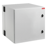 Gabinete Industrial ProTek de Doble Bisagra / Puerta Sólida / NEMA Tipo 4/12 / 12 UR / 612 x 600 x 915 mm (24.09 x 23.62 x 36.02 in) / Acero con Acabado en Polvo / RAL 7035 Gris Claro