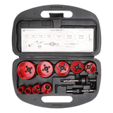 Juego de Brocas Sierra / 9 Piezas / HSS Bi-Metal / 3/4 a 2-1/2 Pulgadas / Profundidad 40 mm