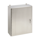 Gabinete de Pared NEMA 4X, Acero Inoxidable 316, Cierre de 3 Puntos, 914 x 914 x 305 mm