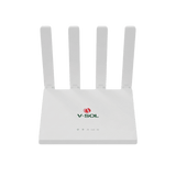 Router Inalámbrico WiFi 6 / 1 Puerto WAN Gigabit / 3 puertos LAN Gigabit/ Soporta MESH con las ONUs WiFi 6 de V-SOL