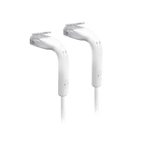 UniFi Patch Cable Cat6 Ultradelgado GbE con Botas Flexibles, Color Blanco, 0.3 m
