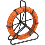 Guía de Jalado de Cables Tipo Cobra Rastreable / Diámetro de 8mm x 100 metros / Fibra de Vidrio de Gran Resistencia a la Tensión