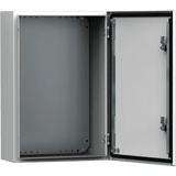 Gabinete Mural MAS 500 x 500 x 210 mm (19.7 x 19.7 x 8.3 in) / IP66 / NEMA 4/12/13 / IK10 / Acero Dulce 1.5 mm / Platina de Montaje Incluida / Color Gris Claro RAL 7035