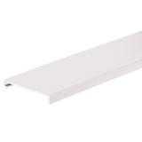 Tapa para Canaleta Ranurada, de 82.6 mm de Ancho, 1828.8 mm de Largo, Color Blanco