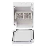 Caja de Interconexión / 6 Terminales / IP65 / 110 VCA / 12-24 VCC / 91 x 75 x 43 mm (3.58 x 2.95 x 1.69 in)