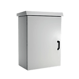 Gabinete Para Exterior OSP ComLine de 18 UR, 700 mm de Ancho, 600 mm de Profundidad De Aluminio, Color Gris Claro Con Protección NEMA 4/12/4X/3/3R; IP66
