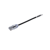 Cable de Parcheo UTP Cat6A, CM/LSZH, Diámetro Reducido (28AWG), Color Negro, 0.5 m.