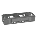 Organizador de Cables Horizontal CableTek, Sencillo (Solo Frontal), Para Rack de 19in, 1 UR