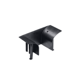 Reductor de Canaleta / 12x4 a 4x4 / Sin Herramienta / PVC y ABS / Negro