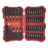 Juego de Puntas para Taladro / 42 Piezas / Entrada Hexagonal 1/4" / Acero S2 / Estuche Resistente a Impactos