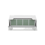 Distribuidor de Fibra Óptica para 144 empalmes, con 144 acopladores SC/APC y 144 pigtails, 19", 5 UR