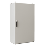 Gabinete de Acero IP55 / 800 x 1600 x 400 mm / IK10 / Carga 80 kg / Placa Trasera 750 x 1565 mm / Exterior