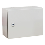 Gabinete de Acero para Intemperie / IP66 / IK10 / 500 x 300 x 300 mm / Carga 45 kg / Placa Trasera / Llave