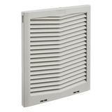Rejilla de Escape / IP54 / HF13 13 in (325 mm) / Plástico / Click-Fit / Gris Claro