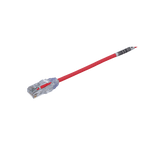 Cable de Parcheo TX6, UTP Cat6, Diámetro Reducido (28AWG), Color Rojo, 8 ft.