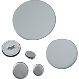 Sello de Orificio (Hol-Sealer) / 89 mm (3.5 in) Diametro / Acero Dulce Gris ANSI 61 / Recubierto en Polvo / 16ga