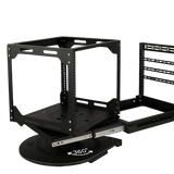 Rack Deslizable y Giratorio | Estructura Abierta | 360° Rotación | 10U-12U-15U | Hasta 68 kg | Cable Management | EIA/ECA-310-E