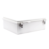 Gabinete ABS Exterior / IP66 / 350 x 460 x 160 mm / Broche Inoxidable / Opción Candado / Poste, Torre o Pared