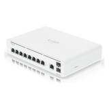 Consola UISP de Ubiquiti / Gateway y Switch de Red Gigabit / Controlador con Plataforma UISP para gestión remota de WISP (airMAX, airFiber, uFiber, LTU, edgeMAX, airCube) / 128 GB SSD / (1) WAN 1GbE / (1) WAN SFP+10G / (8) puertos LAN GbE RJ45