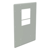 Placa Adaptadora de Aluminio con Corte para Aire Acondicionado T15, Gabinetes ComLine OSP, 506 x 381mm Con Junta de Espuma y Hardware Inoxidable