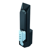 Chapa de Seguridad para Gabinete / Combinación de 3 Dígitos / Control Llave Maestra / Acero Texturizado Negro / 7.50 x 1.38 x 2.50 in