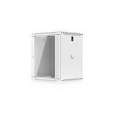 UACC Rack Cabinet 12U (550 x 450 mm) - Gabinete Cerrado para Montaje en Pared con Puerta de Vidrio Templado, Totalmente Ensamblado con Ventiladores Integrados y Paneles Removibles