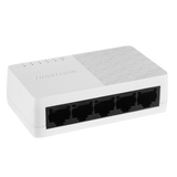 Switch Gigabit / No Administrable de Escritorio con 5 puertos 10 / 100 / 1000 Mbps / Diseño Compacto y Estético