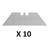 Navaja de Reemplazo / 0.5 mm Grosor / Acero Inoxidable / 10 Piezas / Uso Pesado