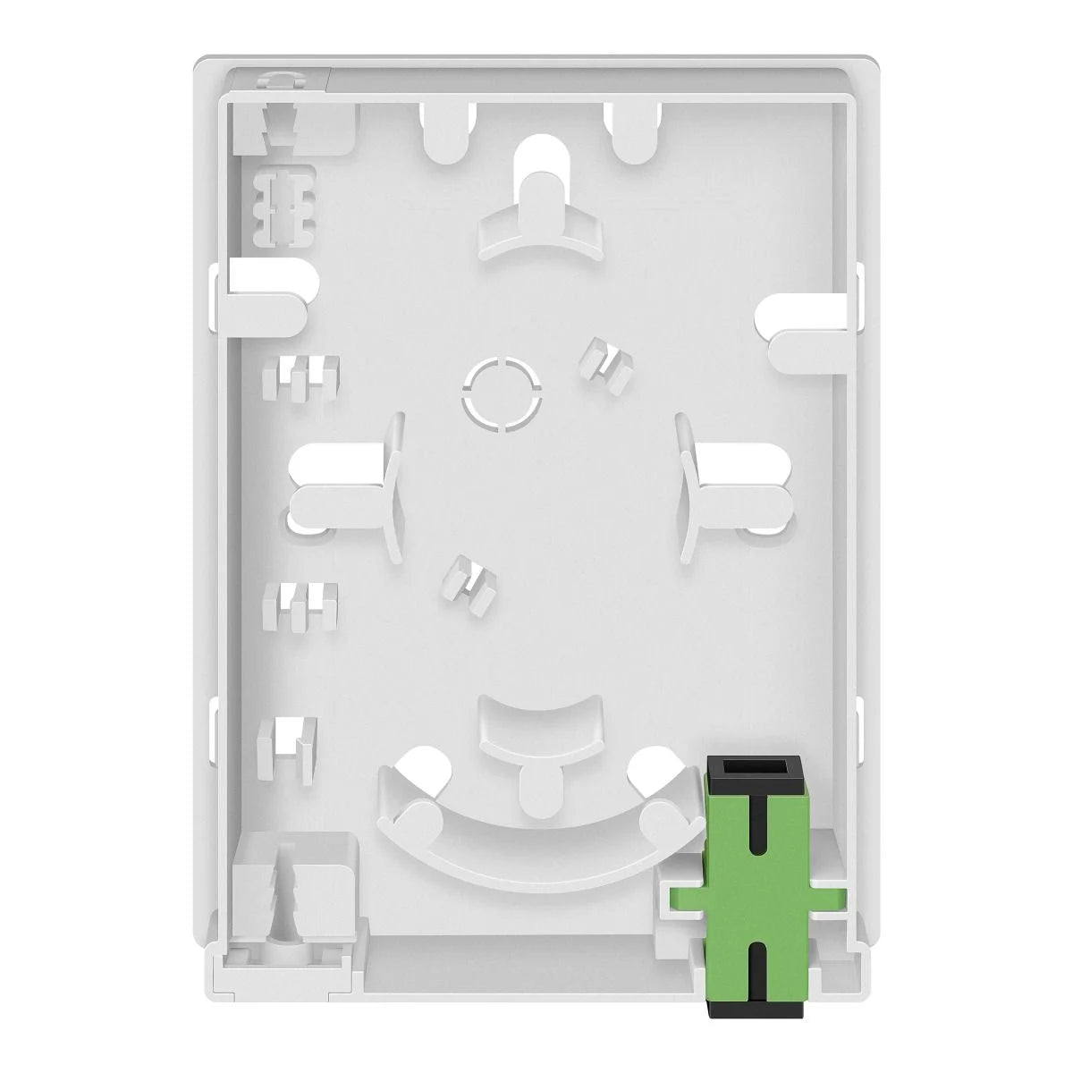 Roseta de Fibra Óptica con 1 Adaptador SC APC