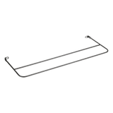 Barra para Aliviar Tensión o Peso Atrás de Patch Panel, Extendida de 7 Pulgadas, Montaje Invertido, Color Negro