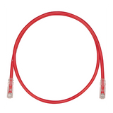Cable de Parcheo TX6, UTP Cat6, 24 AWG, CM/LSZH, Color Rojo, 1 ft