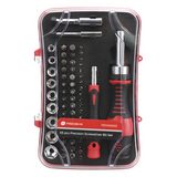 Juego de Herramientas / 65 Piezas / Acero CR-V / Estuche Plástico Compacto / 20 x 13 x 4.5 cm