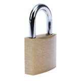 Candado de Seguridad / Cuerpo Latón 40 x 40 mm / Perno Doble Sujeción / Argolla 6.2 mm / 3 Llaves / 560 gr