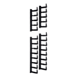 Kit de Dedos Para Administración de Cables en Gabinetes FlexFusion™ Light, de 48 UR, Dedos de 100 mm de Longitud, Color Negro