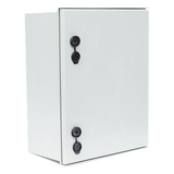 Gabinete de Poliéster IP65 / 400 x 500 x 200 mm / Carga 30 kg / Placa Trasera Incluida / Cerradura con Llave