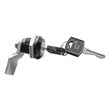 Cerradura con Paleta Metálica / 2 Llaves de Seguridad / Acero / Gabinetes 0-600 mm (0-1.97 ft) / Llave Maestra / Compatible Poliéster