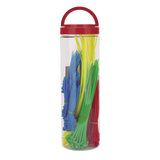 Kit de Cinchos Plásticos / 1000 Piezas / 4 Medidas / Resistente al Calor y Humedad