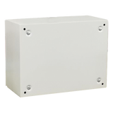 Gabinete de Acero / IP66 / IK10 / 400 x 300 x 300 mm / Carga 40 kg / Placa Trasera Metálica 2 mm / Cerradura con Llave