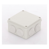 Caja de Derivación / 7 Glándulas Recortables / IP55 / -40 a 120°C / 100 x 100 x 54 mm (3.9 x 3.9 x 2.1 in)