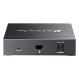 Switch Gestionado Omada SDN / 5 Puertos Gigabit RJ45 / 10 Gbps Capacidad Switching / 7.4 Mpps Forwarding Rate / Gestión Cloud Centralizada / VLAN 802.1Q / QoS 8 Colas Prioridad / Metal Fanless
