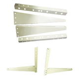 Base Universal para Minisplit / Montaje en Pared / 1 a 2.5 Ton / Acero Galvanizado y Aluminio / 542 x 46 x 235 mm / 1.78 x 0.15 x 0.77 pies