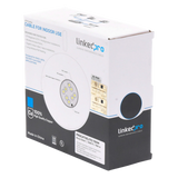 Bobina de Cable de 100 Metros (328.08 Pies), Cat5e, 24 AWG, Color Gris, UL, para Aplicaciones en Videovigilancia, Redes de Datos. Uso Interior