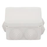 Caja de Derivación Estanca / 7 Glándulas de Goma / IP55 / 89 x 89 x 50 mm / -40 a 120°C / Protección EMI
