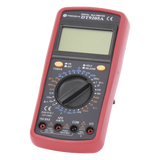 Multímetro Digital / 600 V CC/CA CAT II / 1999 Recuentos / LCD 67 x 42 mm / Corriente 10 A / Resistencia 200 MΩ / HFE Transistores