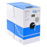 Bobina de Cable UTP Cat5e para Exterior en Color Blanco / 305 Metros (1000 Pies) / Certificada UL / Sin Blindaje