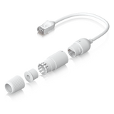 Extensor de Cable Cat6A Blindado / Capucha Impermeable / Ultrafino / 2 Unidades / Conector RJ45 / Para Espacios Reducidos